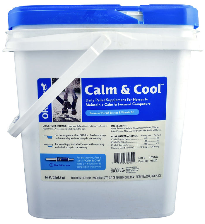 Calm & Cool Daily Pellet Supplement for Horses - O4AB - 2