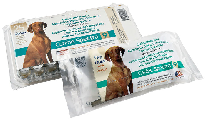 Canine Spectra 9 Dog Vaccine (9 - way Puppy Shot) - 7VCD - 25 Dose - 3