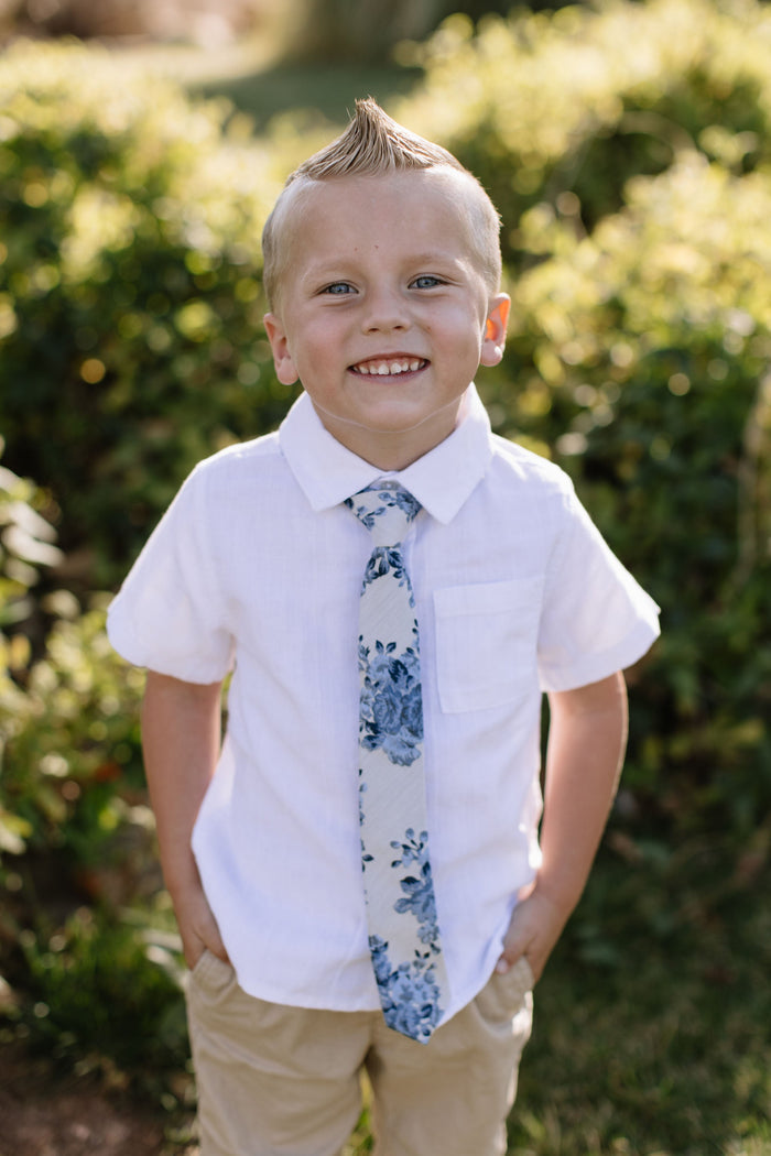 Cape Cod Floral - Boys Tie Boon Ties