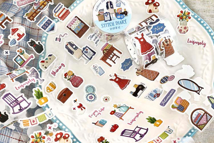 Card Lover | Pegatinas en Rollo Wonder Workshop Stitch Diary
