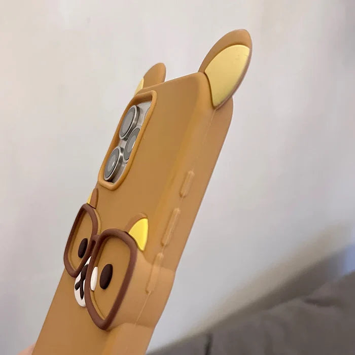 Cartoon Bear Glasses Rilakkuma Phone Case PhoneShells