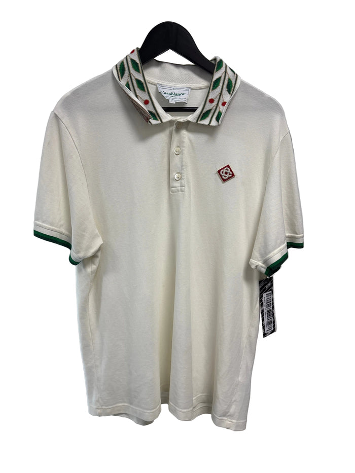 Casablanca Polo Shirt White