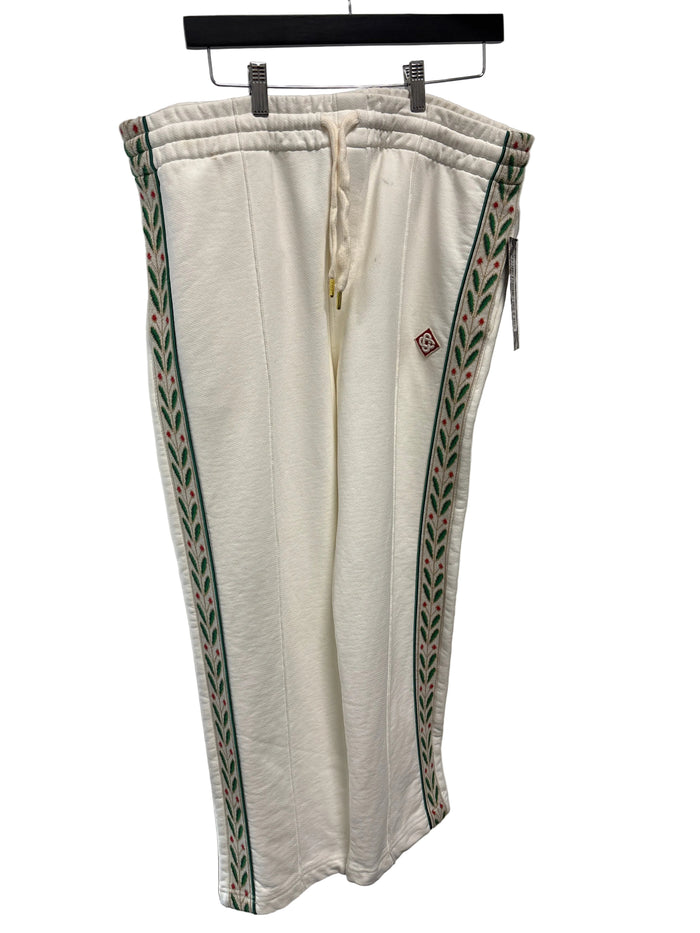 Casablanca Laurel Track Pant White