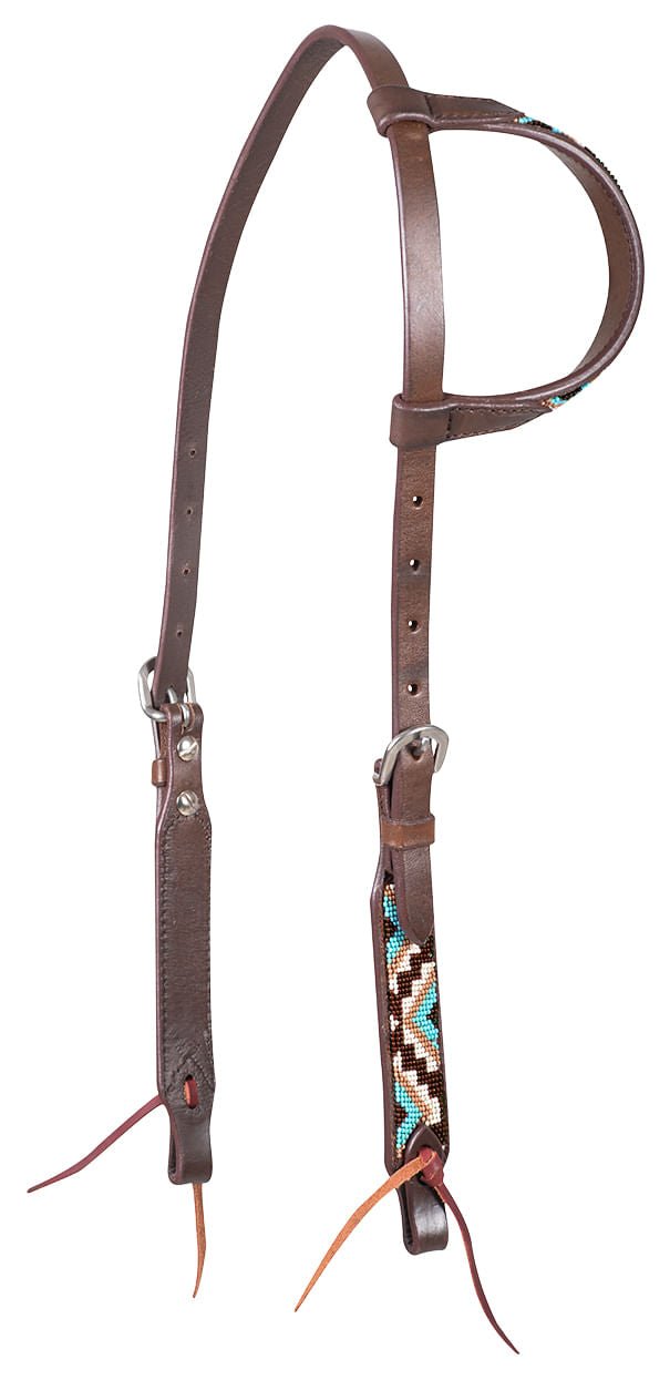 Cashel "Folsom" Sliding Ear Headstall - QL1BF - 1