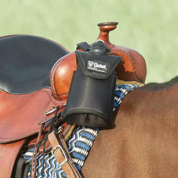 Cashel Nylon Water Bottle Holder - QLRI - Black - 2