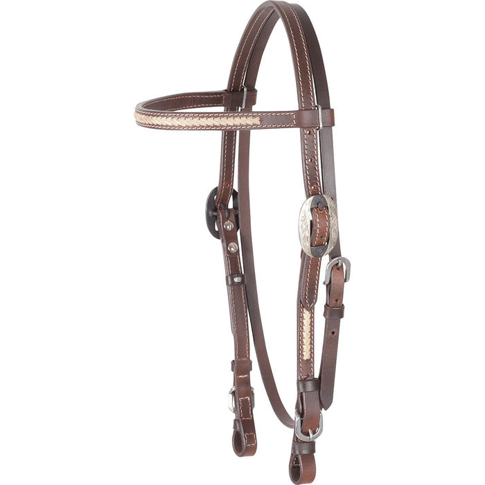 Cashel Rawhide Lace Browband Headstall - QLFS - 1