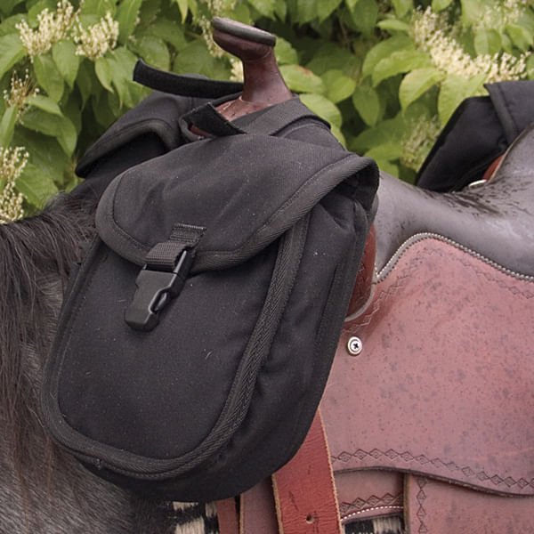 Cashel Small Saddle Horn Bag - QLDF - Black - 5