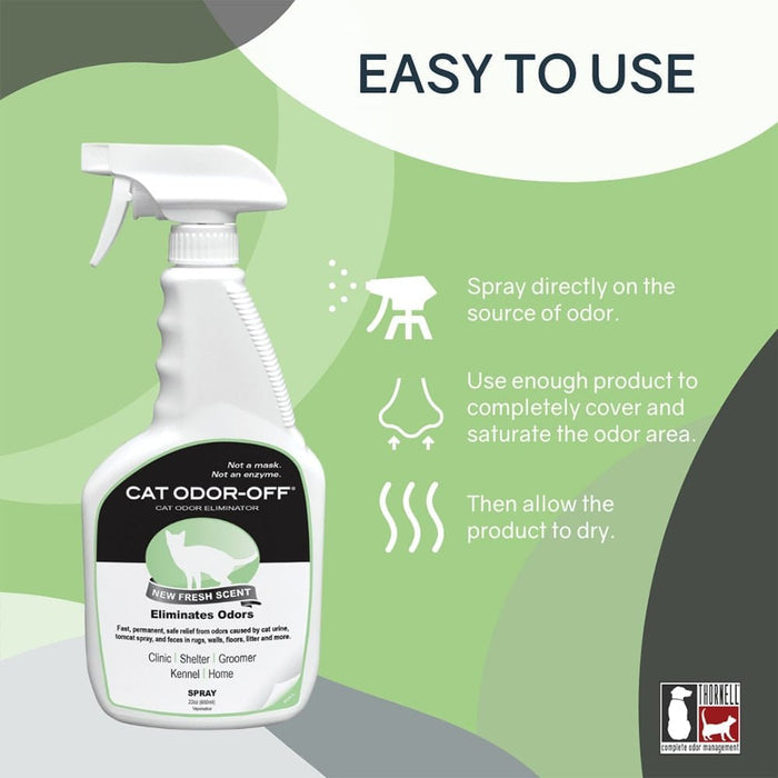 Cat Odor - Off Fresh Scent Spray, 22 fl oz - 005THL-11216 - Clear Liquid - Clean Linen - 22 oz - 5