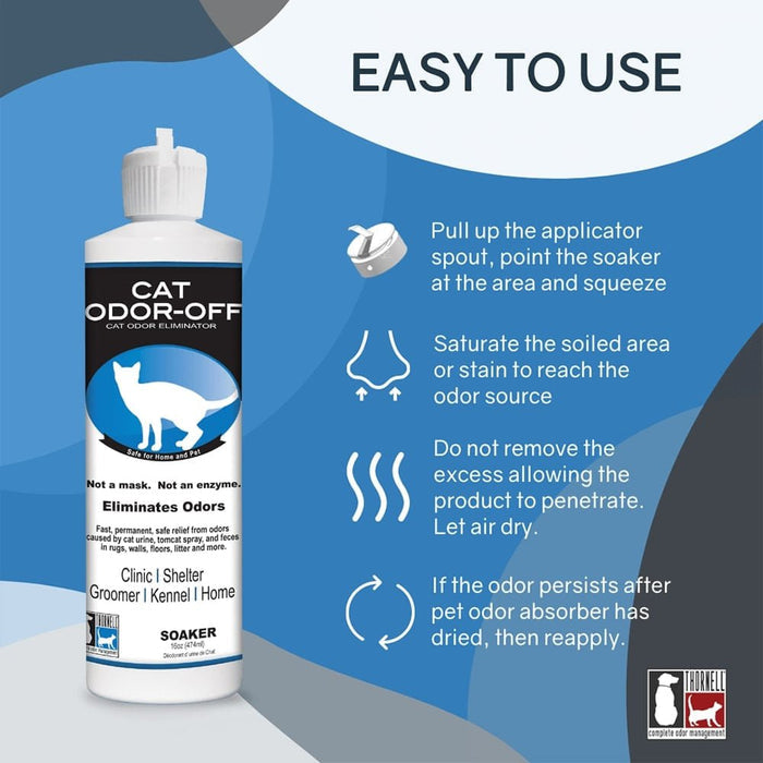 Cat Odor - Off Soaker, 16 oz - 005THL-CO-O - 16 oz - 6