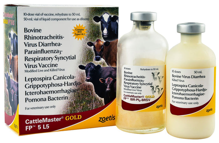 CattleMaster Gold FP 5 L5 Cattle Vaccine - N2CK - 10 Dose Vial - 2