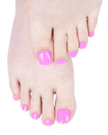 Pédicure en gel Cesena Geeli House, rose fuchsia brillant uni