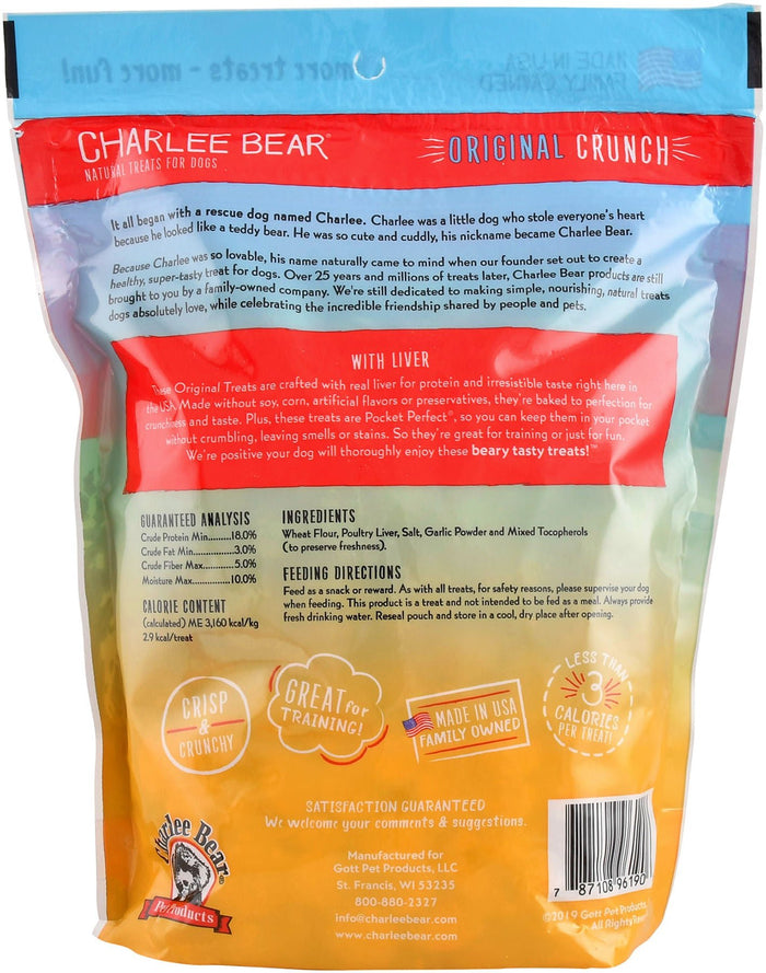 Charlee Bear Dog Treats, 16 oz - 81CK - 2