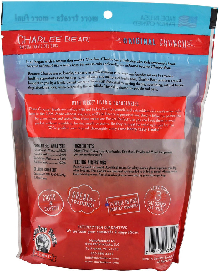 Charlee Bear Dog Treats, 16 oz - 81CK - 6