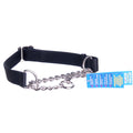 Check - Choke Dog Training Collar - C23H - Black - 3/4"W x 14" - 20"L - 2