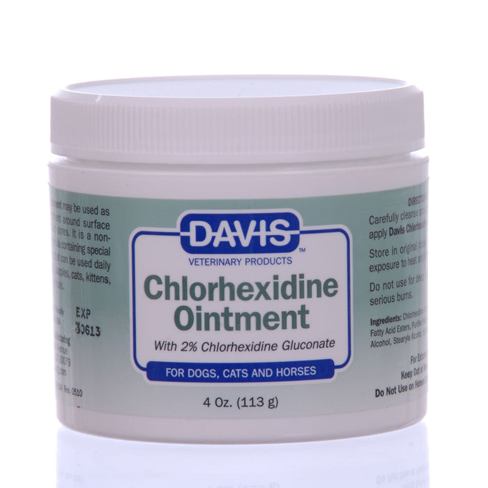 Chlorhexidine Ointment Wound Care for Dogs, Cats, Horses, 4 oz - DAVC6 - 1