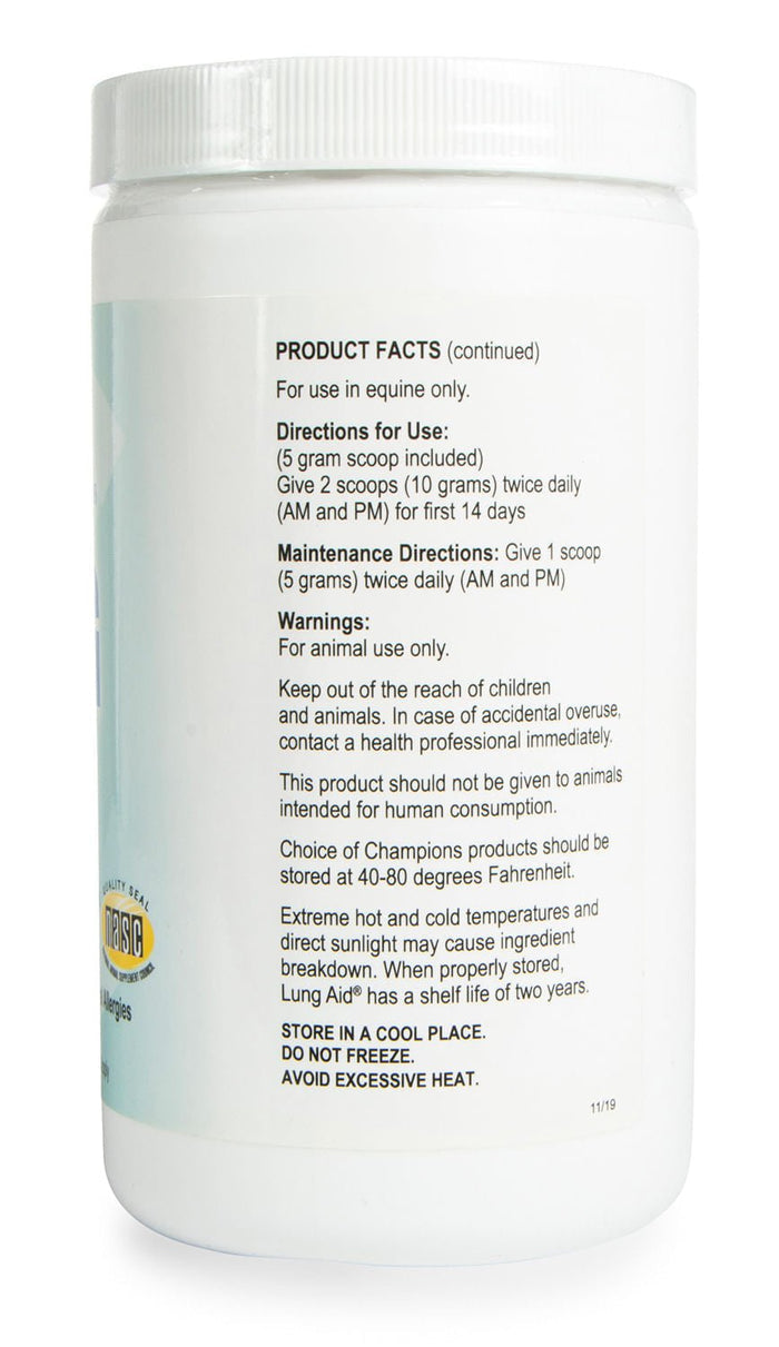 Choice of Champions, Lung Aid for Horses - COCAB - 2