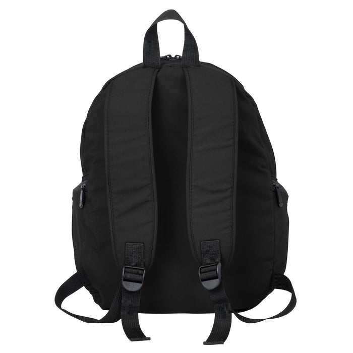 black microfiber day pack back
