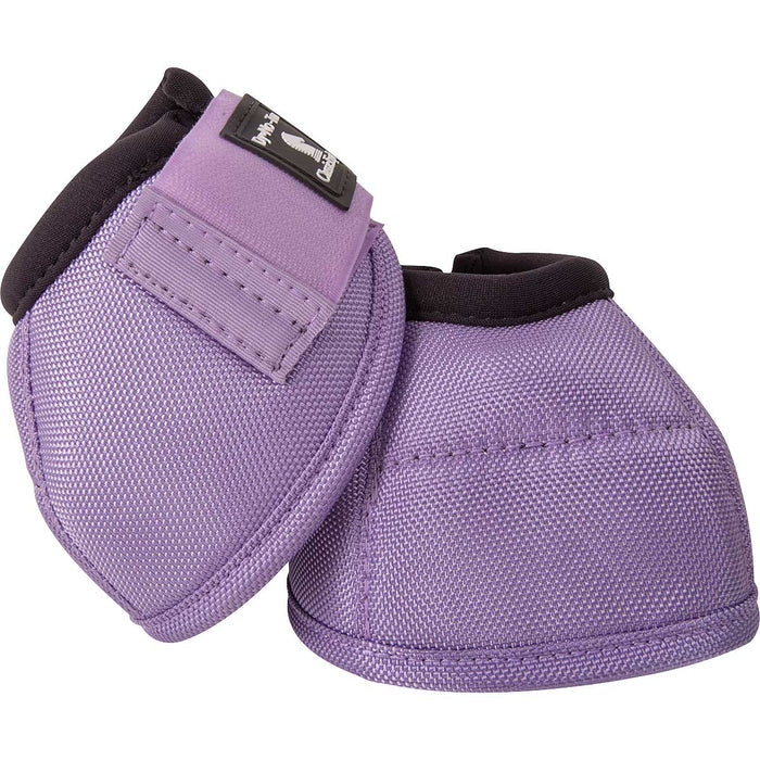 Classic Equine DyNo Turn Bell Boots for Horses, 2 - Pack – Durable Shock - Absorbing Hoof Protection - CR1R7 - Lavender - Medium - 8