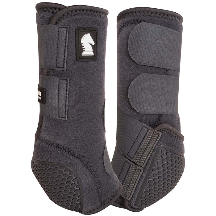 Classic Equine Legacy 2 Flexion Boots, Hinds - CR1K7 - Charcoal - Small - 6