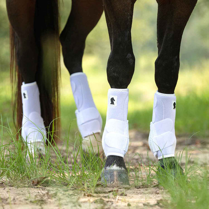 DUPLICATE - CR1BB - Classic Equine Legacy 2 Front Boots, Large - CR1BD-DUPE - White - 2