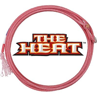 Classic Heat 3/8" 4 - Strand Team Roping Rope for Head or Heel - CRHQ - 35 ft Heel Rope - Medium Soft - 1