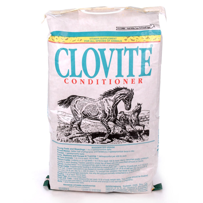Clovite Conditioner / Vitamin Supplement for All Animals - F7C3 - 25 lbs - 5