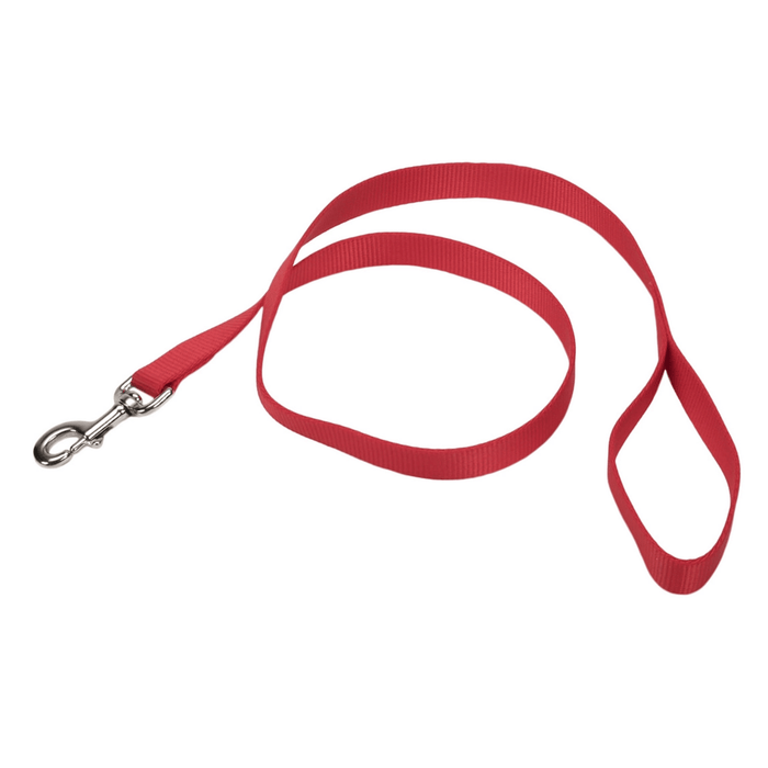 Coastal Single - Ply Dog Leash - C21A1 - Red - 1