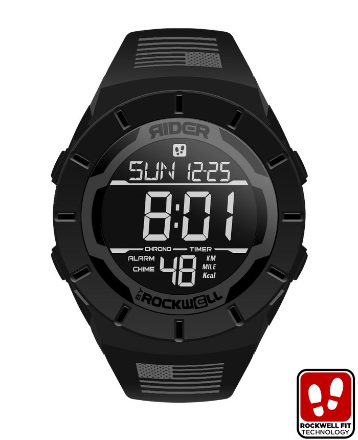Coliseum Fit™ Freedom Edition (Phantom Black) Watch Rockwell Time
