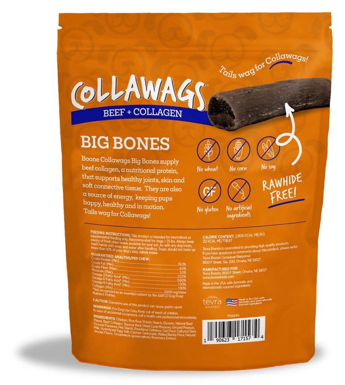 Collawags Large Bones, Beef Flavor - TVB2Z - Beef - 2