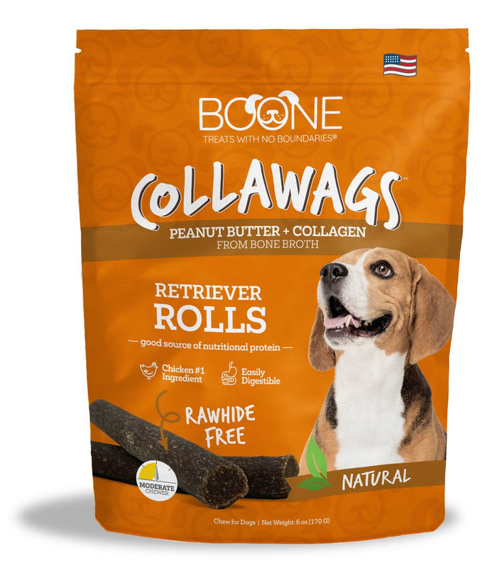 Collawags Retriever Rolls, Peanut Butter Flavor - TVB32 - Peanut Butter - 1
