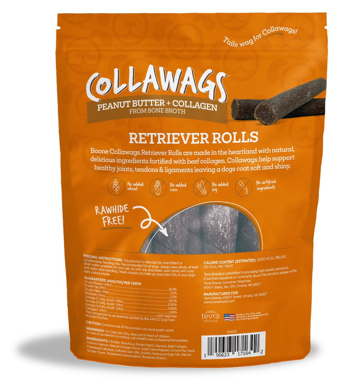 Collawags Retriever Rolls, Peanut Butter Flavor - TVB32 - Peanut Butter - 2