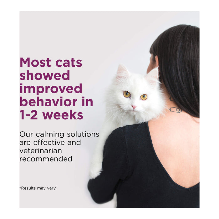 Comfort Zone Cat Calming Pheromone Collar, Anxiety & Stress Relief Aid, Breakaway Design, White - FA4L - 2pk - 5