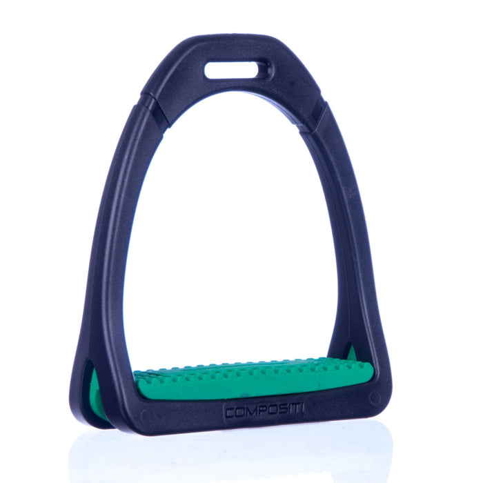 Compositi Premium Stirrup Irons, 4.75" - 5YOI - Green - 4