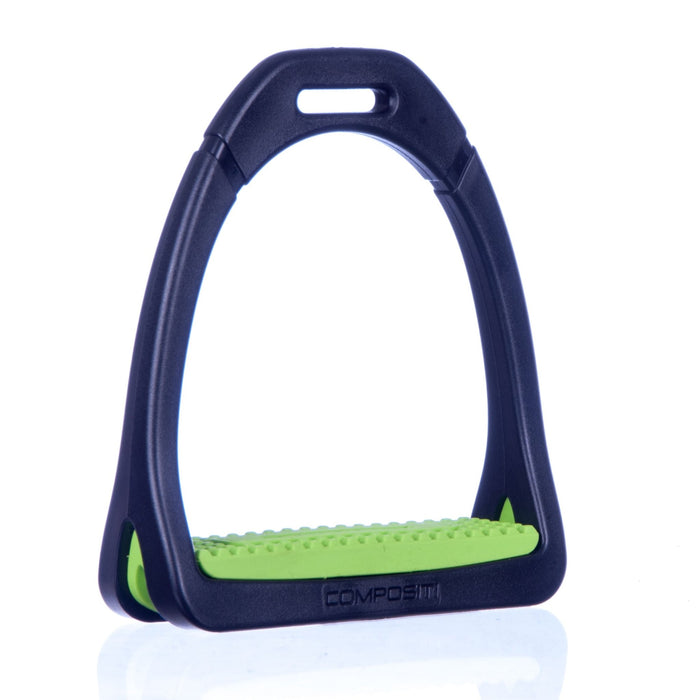 Compositi Premium Stirrup Irons, 4.75" - 5YOI - Green - 5