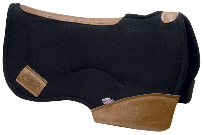 Contour Impact Gel Barrel Saddle Pad, 28" x 13" - 4UAL - 1