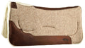 Contoured Shock - Absorbing Gel Wool Saddle Pad, Merino Wool - WLC1CL - 1