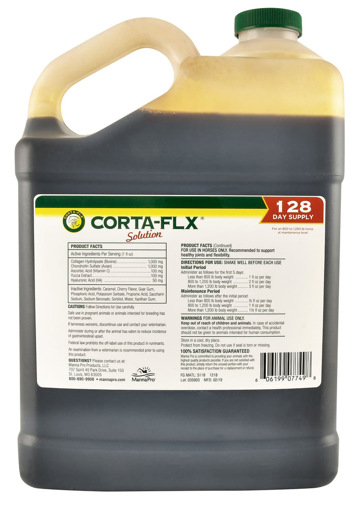 Corta - Flx Solution Horse Joint Supplement, Quart - EJC5 - 1 quart - 4