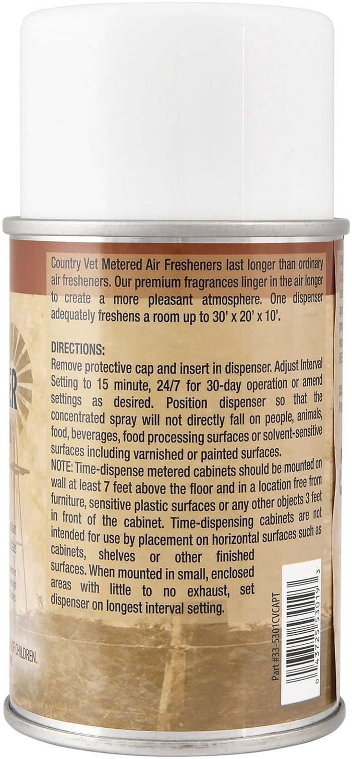 Country Vet Air Freshener Refills - Q1C2 - Cinnamon Spice - 5.3 oz - 3