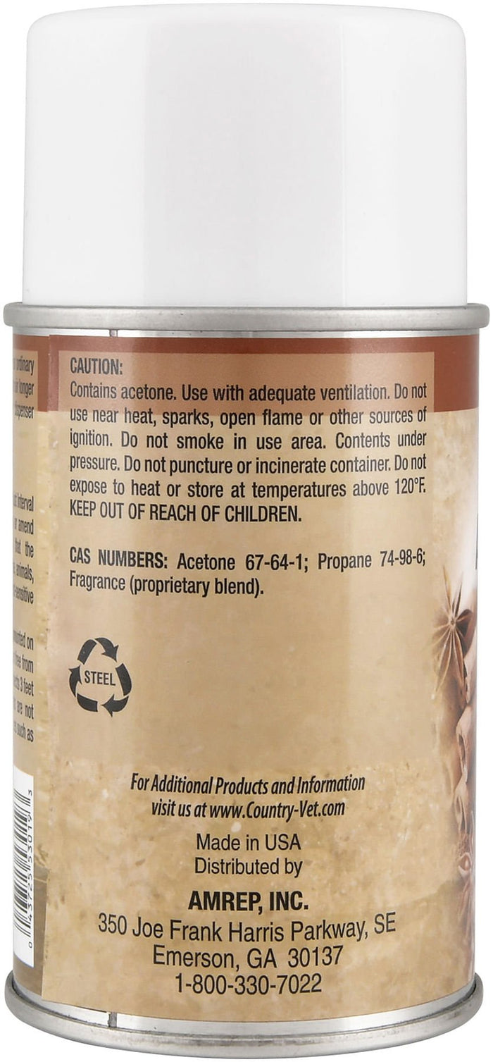 Country Vet Air Freshener Refills - Q1C2 - Cinnamon Spice - 5.3 oz - 4