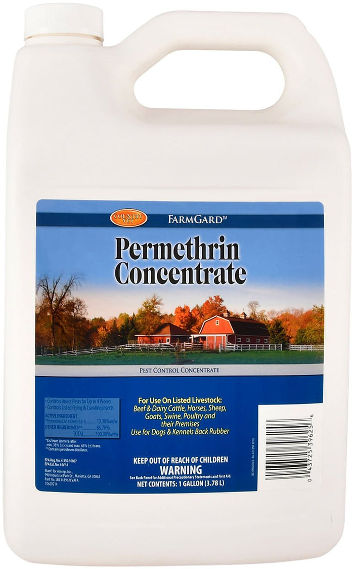 Country Vet FarmGard 13.3% Permethrin Fly & Pest Concentrate - Q1FG - 1 gallon - 1 ct - 5