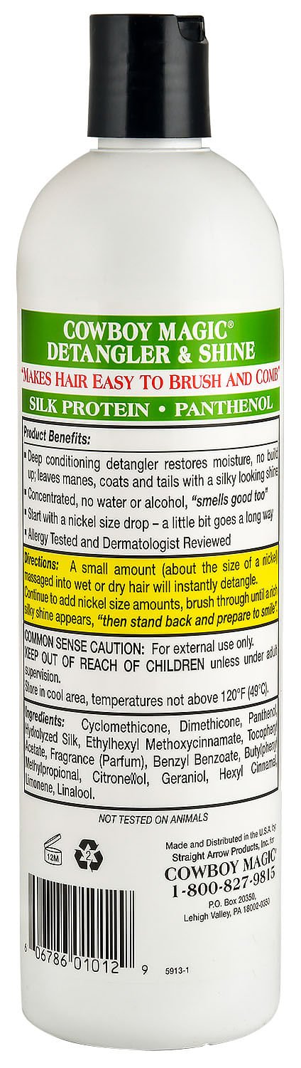 Cowboy Magic Concentrated Detangler & Shine for Horses - 1059 - 16 oz - 6