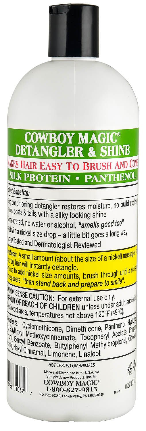 Cowboy Magic Concentrated Detangler & Shine for Horses - CHA5 - 32 oz - 8