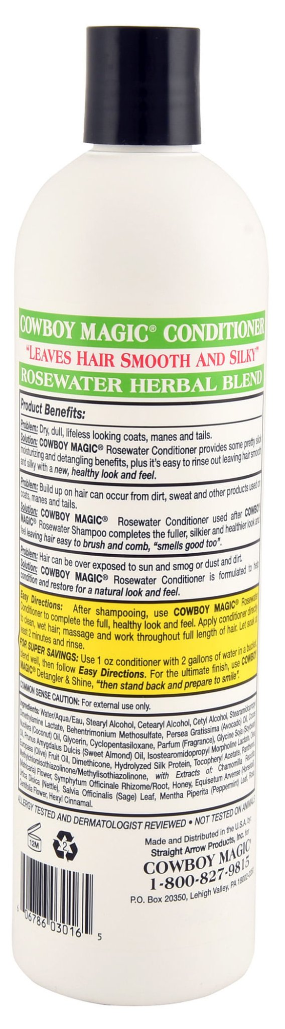 Cowboy Magic Rosewater Conditioner - 1062 - 16 oz - 2