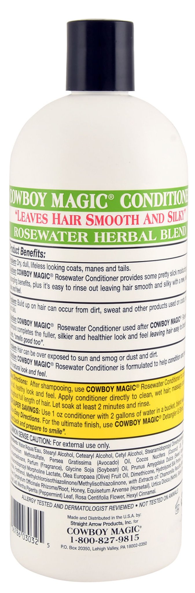 Cowboy Magic Rosewater Conditioner - CHA2 - 32 oz - 6