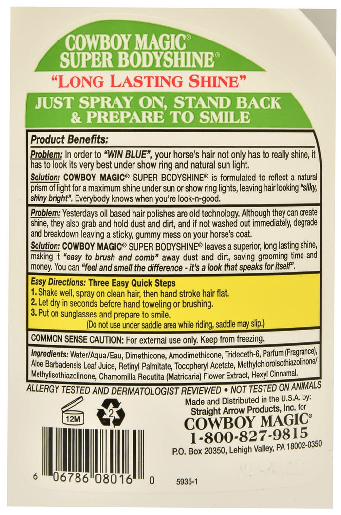 Cowboy Magic Super Bodyshine - CHC2 - 16 oz - 3