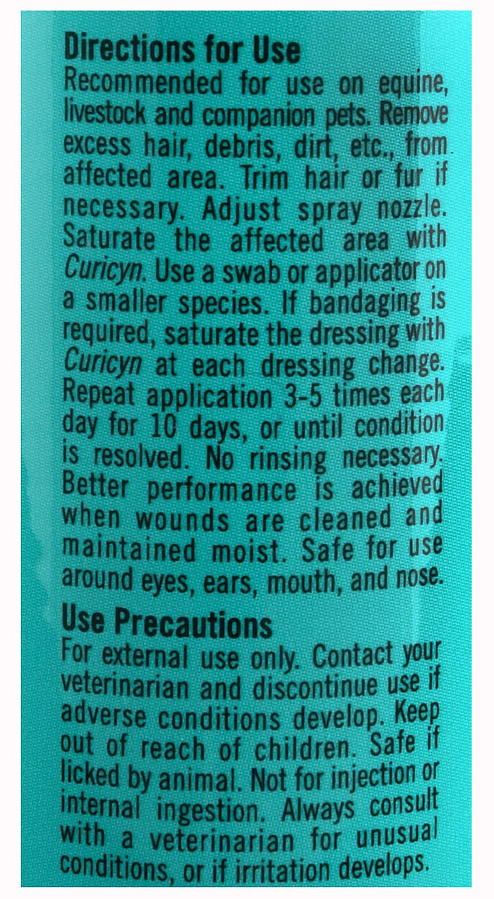 Curicyn Original Formula Wound Cleaner Skin Care Spray - CURAF - 2 oz - 7
