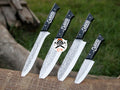 Custom Logo Handles Knives with Etching cskforged