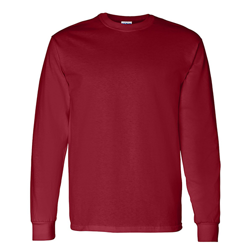Custom Printed Gildan Heavy Cotton Long Sleeve T-Shirt