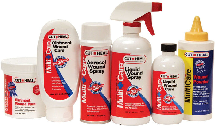 Cut - Heal Multi+ Care Medication Veterinary Wound Care - CDA1 - Dauber - 8 oz - 2