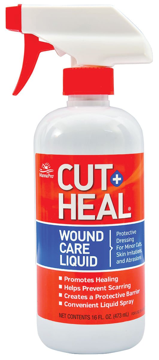 Cut - Heal Multi+ Care Medication Veterinary Wound Care - CDB4 - Spray - 1 pint - 6